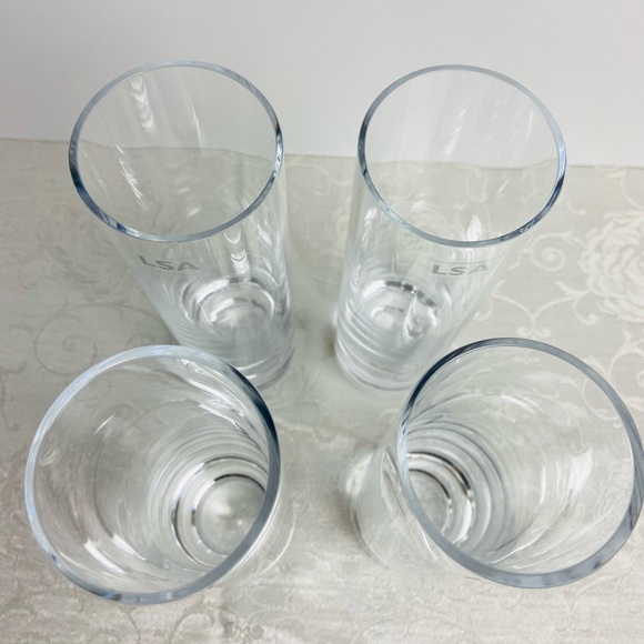 LSA International Long Drink Glasses 4pc. Highball - Picture 4 of 10